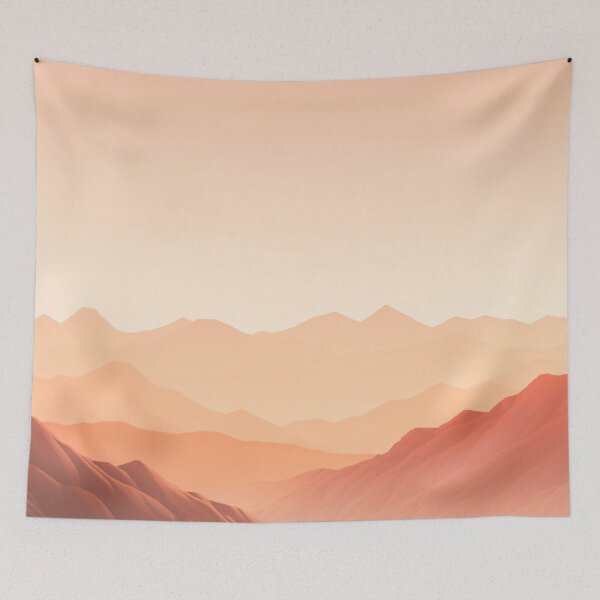 Item preview, Orange Dusk: Warm Mountain Hues designed and sold by PleasingVisuals.