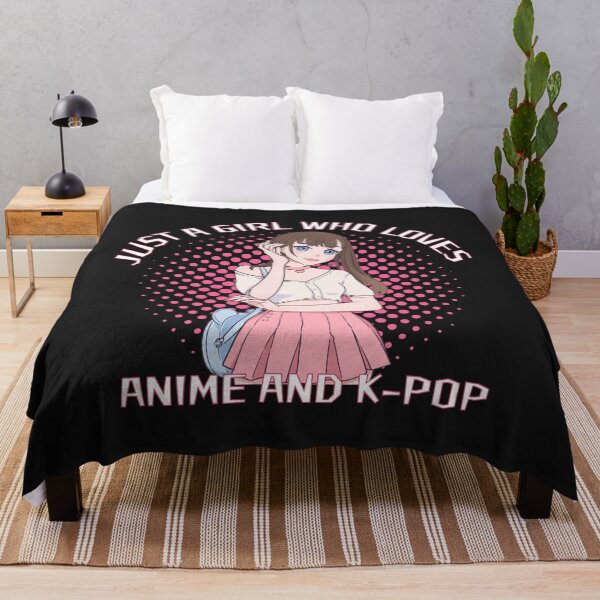 Item preview, Just A Girl who Loves Anime And K-Pop designed and sold by elynne9.