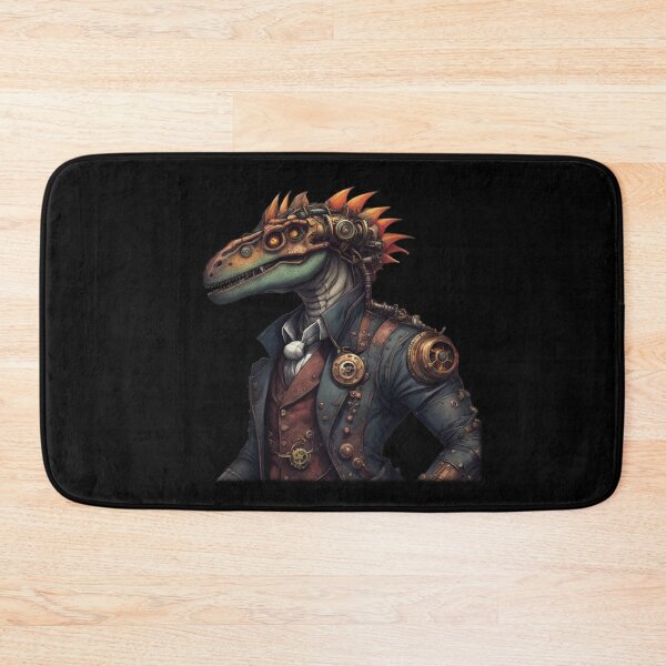 Item preview, Dino Steampunk, Retro Future, T-Rex, Cartoon designed and sold by Burn-Ego.