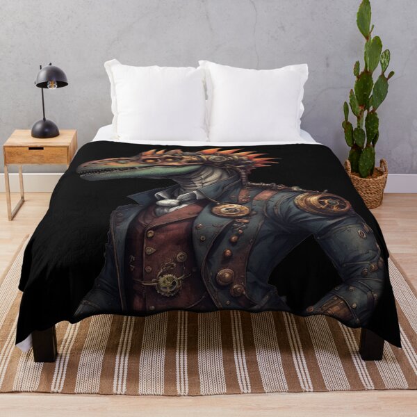 Item preview, Dino Steampunk, Retro Future, T-Rex, Cartoon designed and sold by Burn-Ego.