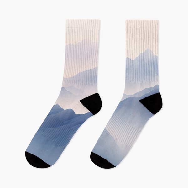 Item preview, Serene Summit: Pastel Peaks and Mist designed and sold by PleasingVisuals.