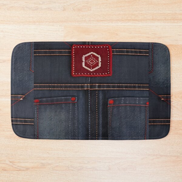 Item preview, Jeans clothes, Red embroidered jeans 3 designed and sold by Kader101.