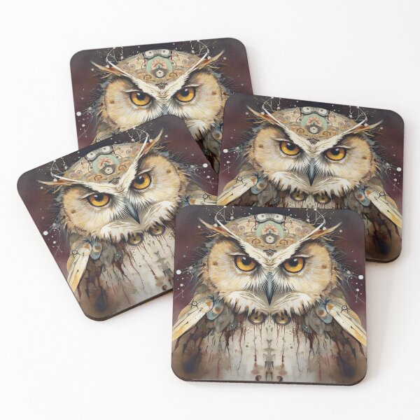 Item preview, Angry Owl designed and sold by snowyowls.