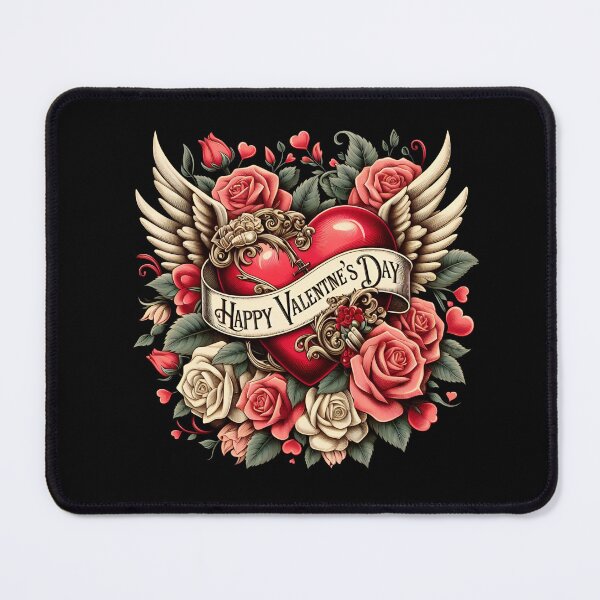 Item preview, Vintage Charm: Happy Valentine's Day designed and sold by MusesWhispers.