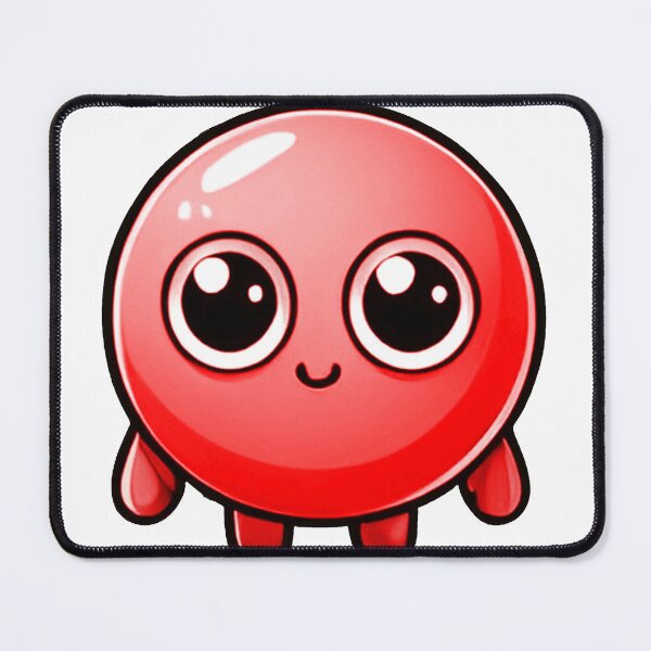 Item preview, CUTE RED PEA (ERVILHA VERMELHA FOFA) designed and sold by GMICHAELSF.