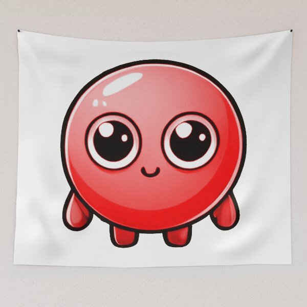 Item preview, CUTE RED PEA (ERVILHA VERMELHA FOFA) designed and sold by GMICHAELSF.