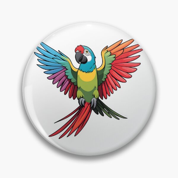 Item preview, Beautiful colourful parrot art designed and sold by Metaverse8.