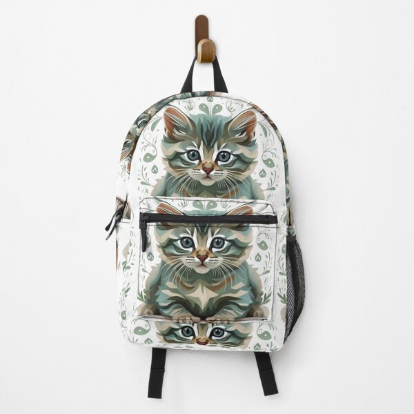 Item preview, Green Kitty, Lovely Kitty, Gift For Cat Lovers designed and sold by DZIERANA.