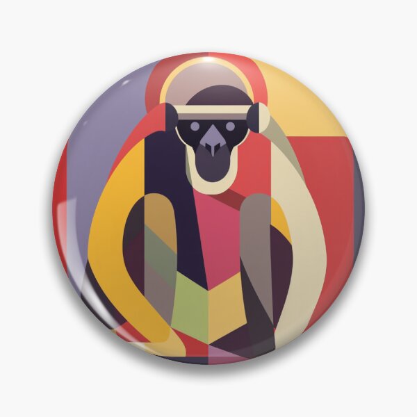 Item preview, Harmony in Contrasts: A Hurufiyya Monkey designed and sold by ZuelowArt.