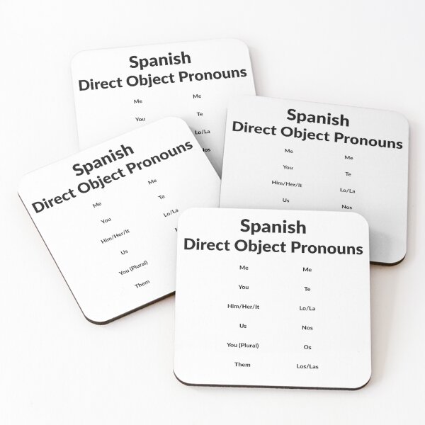 Item preview, Spanish Grammar Class - Direct Object Pronouns designed and sold by Inspirationmotivation.