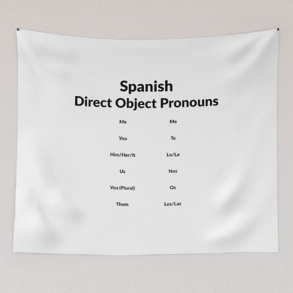 Item preview, Spanish Grammar Class - Direct Object Pronouns designed and sold by Inspirationmotivation.
