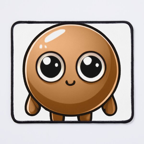 Item preview, CUTE BROWN PEA (ERVILHA MARROM FOFA) designed and sold by GMICHAELSF.