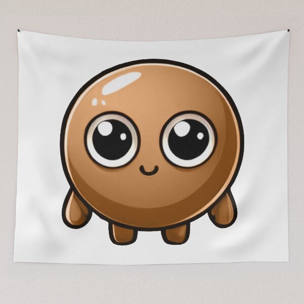 Item preview, CUTE BROWN PEA (ERVILHA MARROM FOFA) designed and sold by GMICHAELSF.
