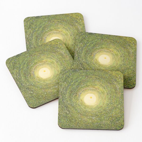 Item preview, Flower sky - flowers as stars in the green universe designed and sold by art paintings.