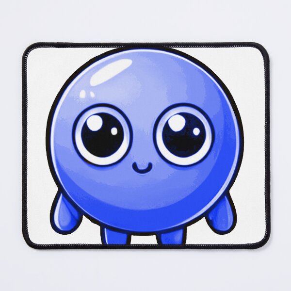 Item preview, CUTE BLUE PEA (ERVILHA AZUL FOFA) designed and sold by GMICHAELSF.