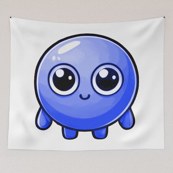 Item preview, CUTE BLUE PEA (ERVILHA AZUL FOFA) designed and sold by GMICHAELSF.