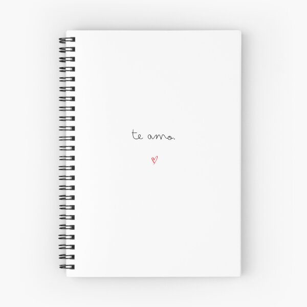 Item preview, 'Te Amo' Black Script & Red Heart Design designed and sold by Kristalin Glass.