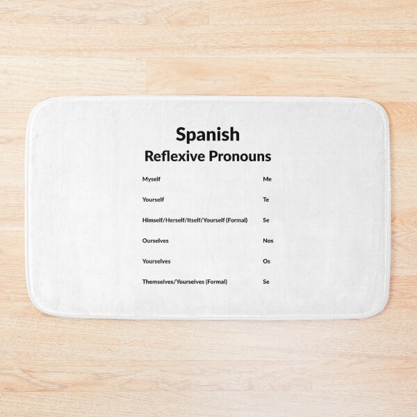 Item preview, Spanish Grammar Class - Reflexive Pronouns designed and sold by Inspirationmotivation.