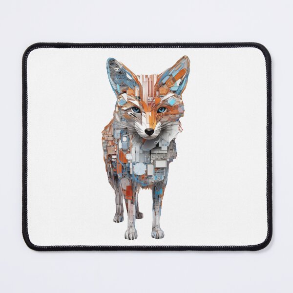 Item preview, Abstract Mechanical Geometry Fox designed and sold by TyGuySupply.