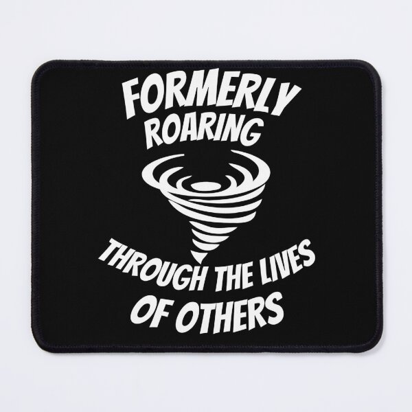 Item preview, Formerly Roaring Through The Lives Of Others Tornado Black Background designed and sold by a-new-light.