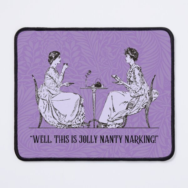 Item preview, Fun Words - Nanty Narking – Vintage Style – Violet designed and sold by bumpyroadway08.