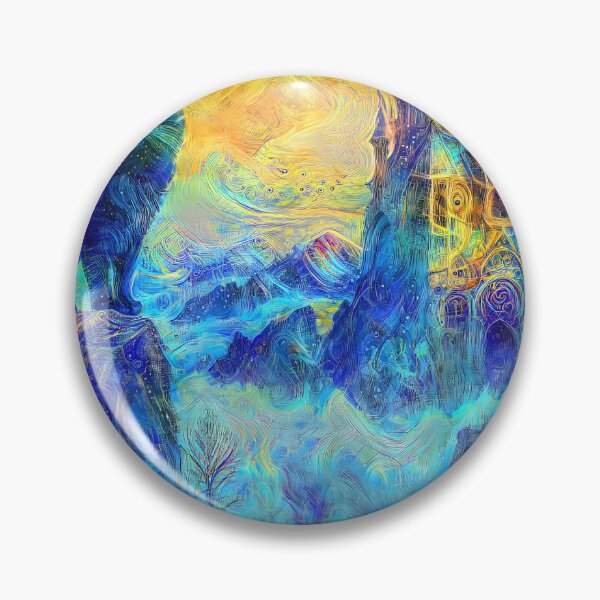 Item preview, Abstract abstraction of castle and cat. DeepDream #1169311674820 designed and sold by blackhalt.
