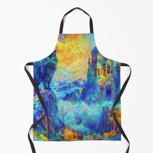 Item preview, Abstract abstraction of castle and cat. DeepDream #1169311674820 designed and sold by blackhalt.
