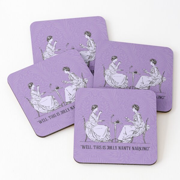 Item preview, Fun Words - Nanty Narking – Vintage Style – Violet designed and sold by bumpyroadway08.
