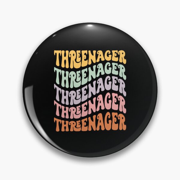 Item preview, Threenager Groovy 3rd Birthday Girl Boy Cute designed and sold by BRVART.