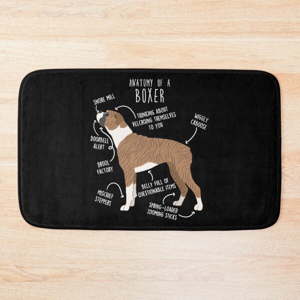 Item preview, Boxer Dog Brindle Anatomy designed and sold by Clara Hollins.