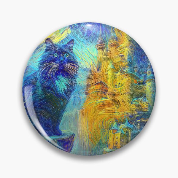 Item preview, Abstract abstraction of castle and cat. DeepDream #9885376133285 designed and sold by blackhalt.