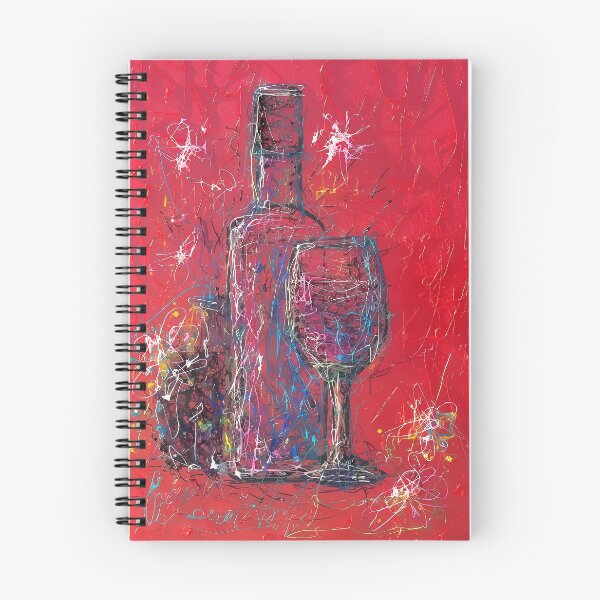 Item preview, Fun Colorful Modern Wine Art  2 designed and sold by Rocky Mountain Artistry.