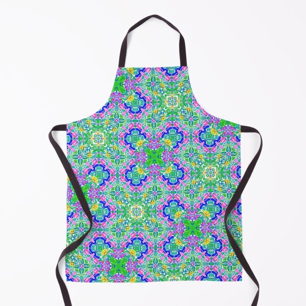 Item preview, Pink, green and yellow Majolica tiles designed and sold by SophieClimaArt.