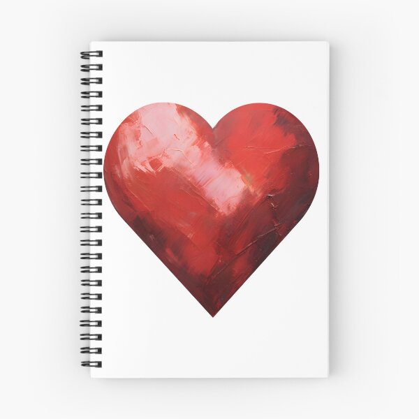Item preview, Valentines Pink & Red Rustic Textured Heart designed and sold by ptlsprntsdsgn.