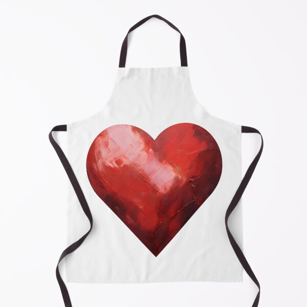 Item preview, Valentines Pink & Red Rustic Textured Heart designed and sold by ptlsprntsdsgn.
