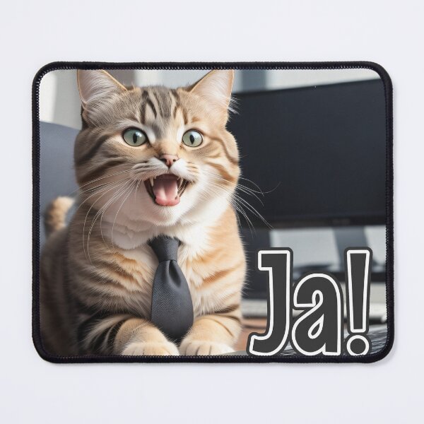 Item preview, KI-generierte Katze 02 "Ja" designed and sold by Cliff-Qi.