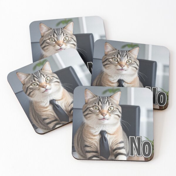 Item preview, AI-Generated Cat 02 "No" designed and sold by Cliff-Qi.