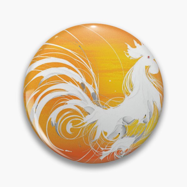 Item preview, Rooster - Minimalism White Ink - Alarm Clock designed and sold by HausKatz.