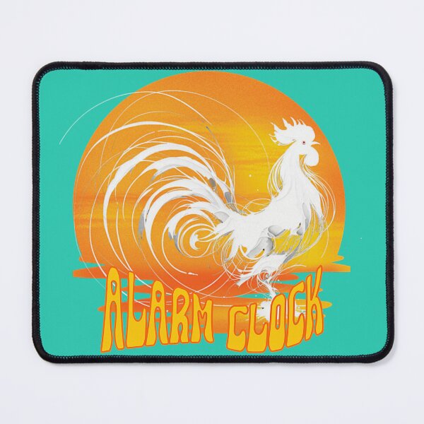 Item preview, Rooster - Minimalism White Ink - Alarm Clock designed and sold by HausKatz.