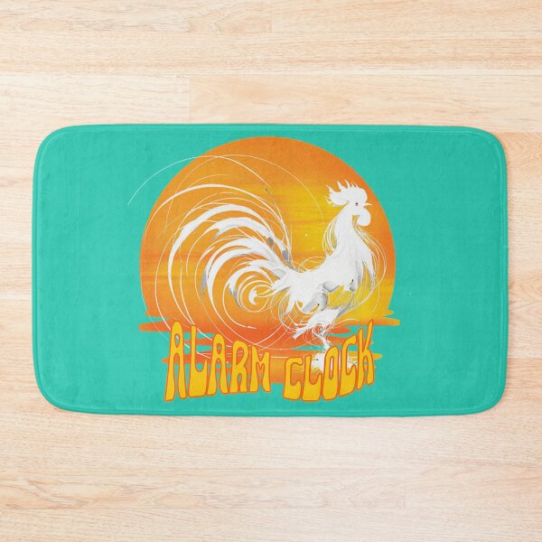 Item preview, Rooster - Minimalism White Ink - Alarm Clock designed and sold by HausKatz.