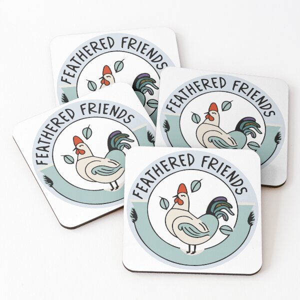 Item preview, Feathered Friends Retro Chicken Flock designed and sold by NiftyWrx.