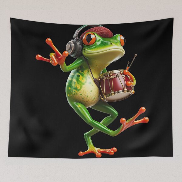 Item preview, Funky Frogs Dancer designed and sold by joyfulcow.