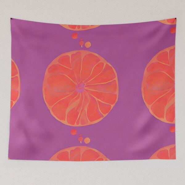 Item preview, Dance of Orange and Pink designed and sold by CushyNest.