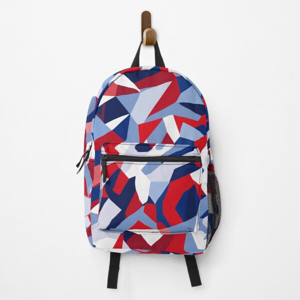Item preview, Red, White and Blue Camouflage pattern designed and sold by TheCamoShop.