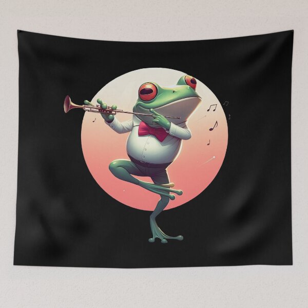 Item preview, Funky Frogs Dancer designed and sold by joyfulcow.