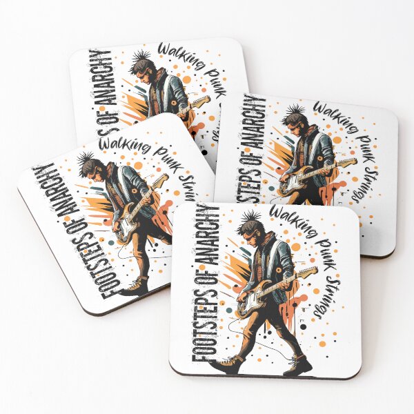 Item preview, Footsteps of Anarchy: Walking Punk Strings designed and sold by Concept-Hub.