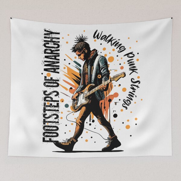 Item preview, Footsteps of Anarchy: Walking Punk Strings designed and sold by Concept-Hub.