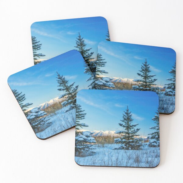 Item preview, Pine trees in the snow, Montana designed and sold by Travelways.