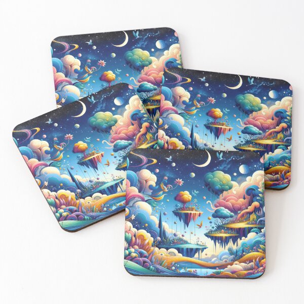 Item preview, Enchanted Isles in Starry Dreamscape designed and sold by SunkenCost.