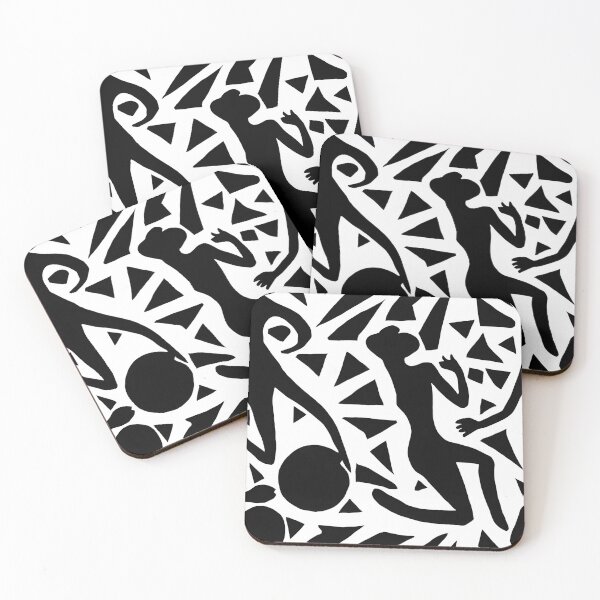 Item preview, Black and White in pose. designed and sold by CushyNest.